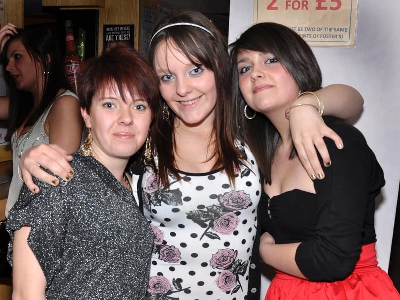 Kelly, Katie and Jade.