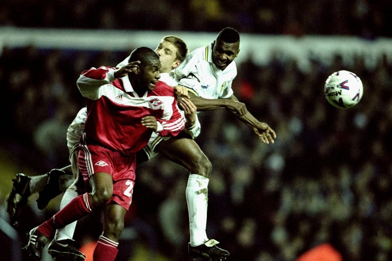 Leeds United captain Lucas Radebe scored a memorable winner against Spartak Moscow in the 1999 UEFA Cup.