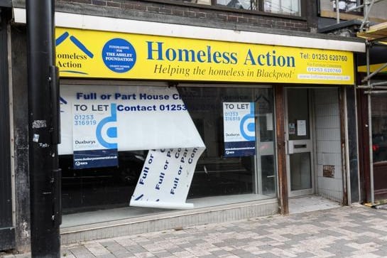 The former Homeless Action charity shop on Talbot Road is also available for lease with Duxburys Commercial