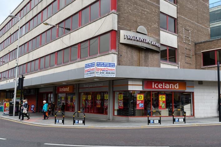 It's unclear on the future of Blackpool's Iceland but lease signs have been put above the store on Topping Street.