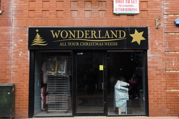 The former seasonal shop Wonderland on Victoria Street is being offered for lease opportunities.