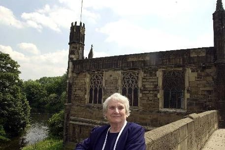 Author Kate Taylor, pictured at the Chantry Chapel in Wakefield