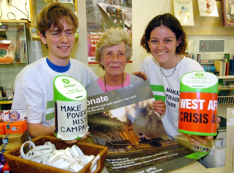 Scarborough Oxfam shop collects £17,000 for the tsunami appeal.