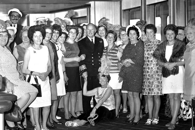 Wigan folk pictured enjoying a cruise on the QE2 in 1972