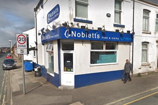 Noblett's Fish & Chips | 333 Plungington Rd, Fulwood, Preston PR2 3PS | Rating: 4.2 out of 5 (257 Google reviews) "Preston north end memorabilia to look at while waiting for your order."