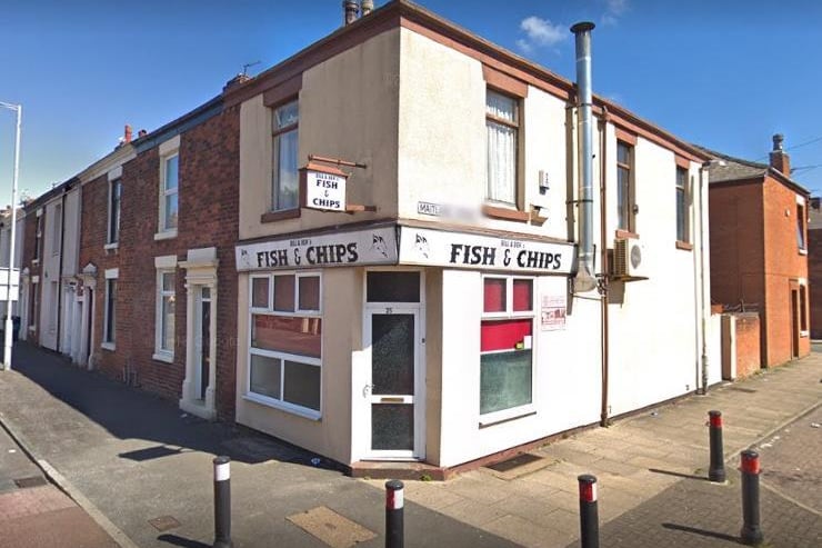 Bill & Bens Chippy | 25 Maitland St, Preston PR1 5XQ | Rating: 4.7 out of 5 (217 Google reviews) "Very nice fish and chips"