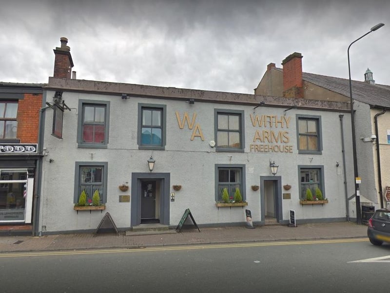 Withy Arms, 3-5 Worden Ln, Leyland PR25 3EL. Dogs welcome on a lead.
