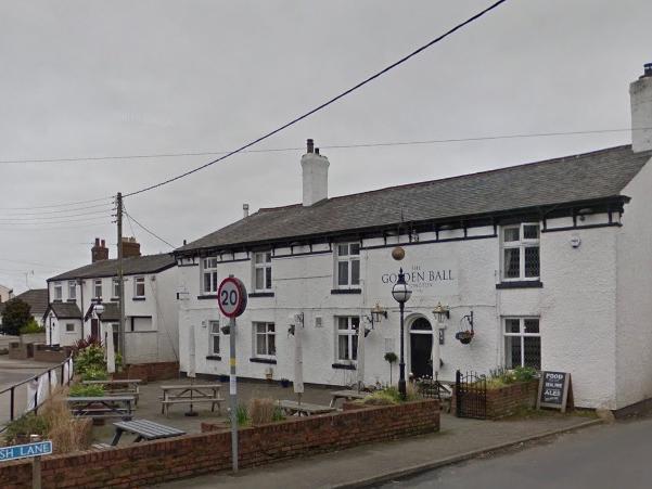 The Golden Ball, Liverpool Rd, Longton, Preston PR4 5AU. Won Dog Friendly Business of the Year in the Lancashire Tourism Awards, 2019.