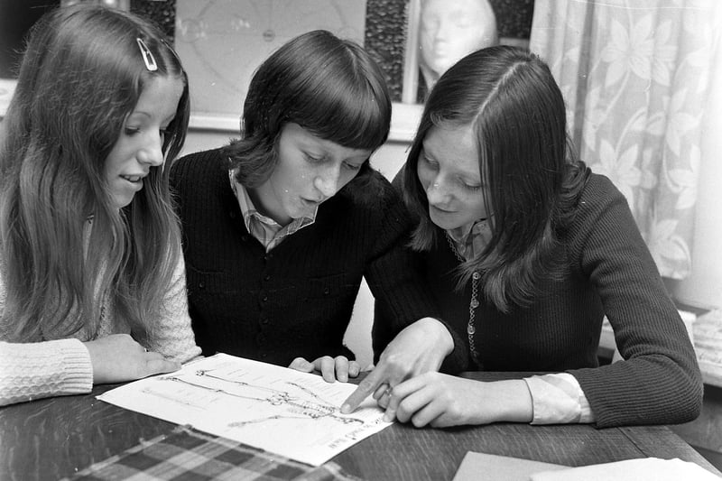 RETRO 1973 A group of ranger guides at St Matthew's Church Hall Highfield.