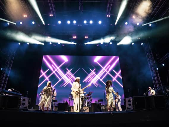 Nile Rodgers and Chic at Scarborough Open Air Theatre. Picture: Cuffe and Taylor.