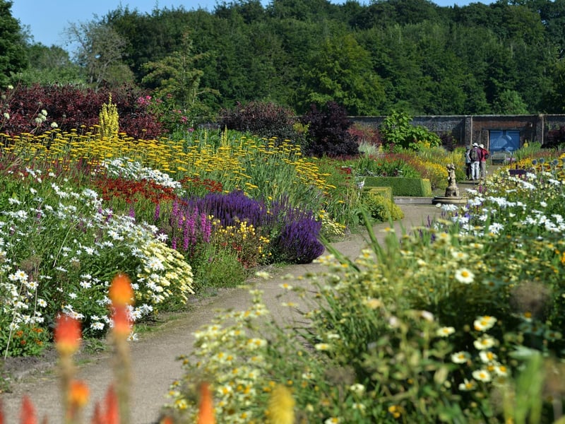 In its heyday would have provided vegetables, fruit and flowers for the estate owners, the Feversham family.