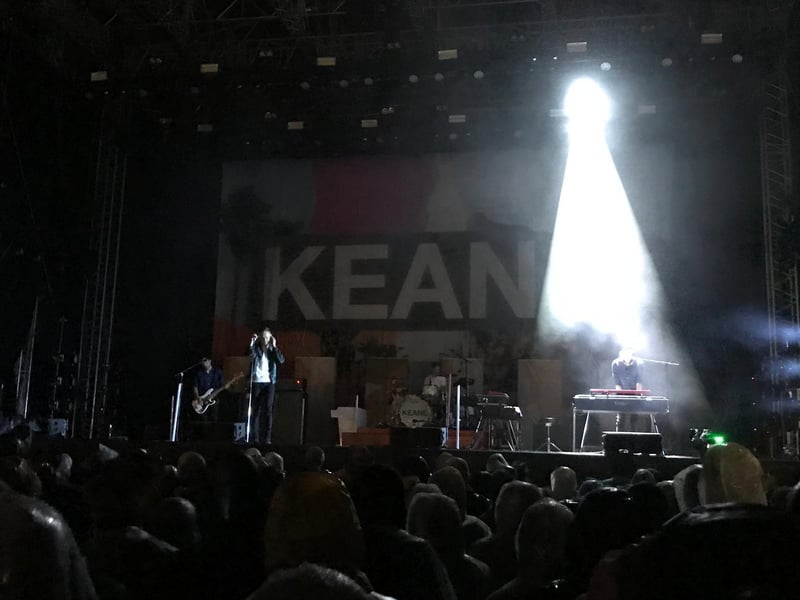 Keane at Scarborough Open Air Theatre. Photo: Steve Bambridge