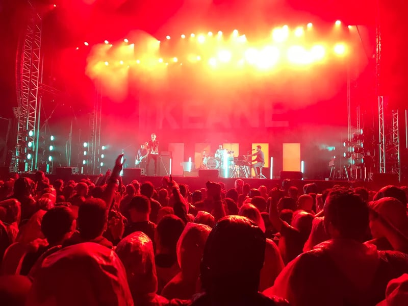 Keane at Scarborough Open Air Theatre. Photo: Steve Bambridge