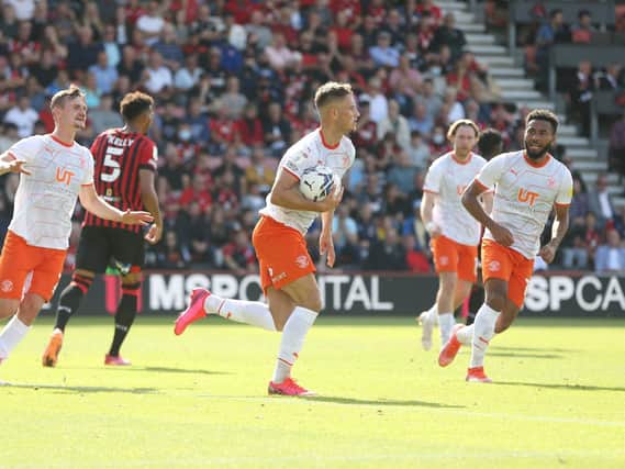 Blackpool fought back from two goals down to draw yesterday