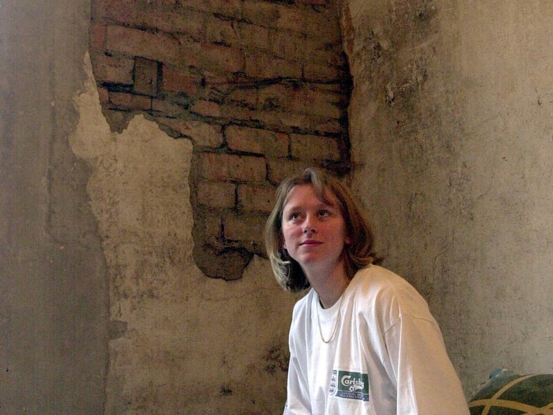This is Debs Coulson who was hoping a visit by the team from TV programme DIY SOS TV would help her to fix her Armley home. She is pictured in her spare bedroom.