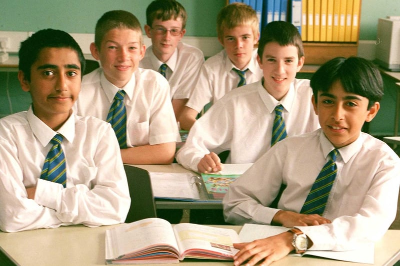 Pictured are Braimwood School pupils Mohammed Asim, David Prideaux, Gavin Cooper, Andrew Thackray, Matthew Cook and Sanan Al-Biatty who all passed their GCSE maths two years early.