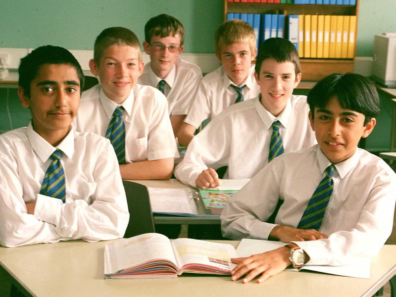 Pictured are Braimwood School pupils Mohammed Asim, David Prideaux, Gavin Cooper, Andrew Thackray, Matthew Cook and Sanan Al-Biatty who all passed their GCSE maths two years early.