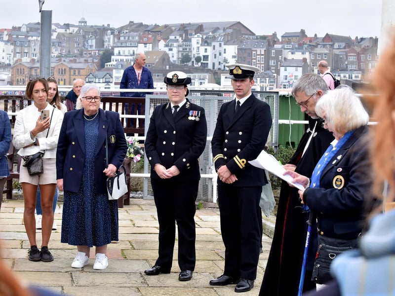 During the service.