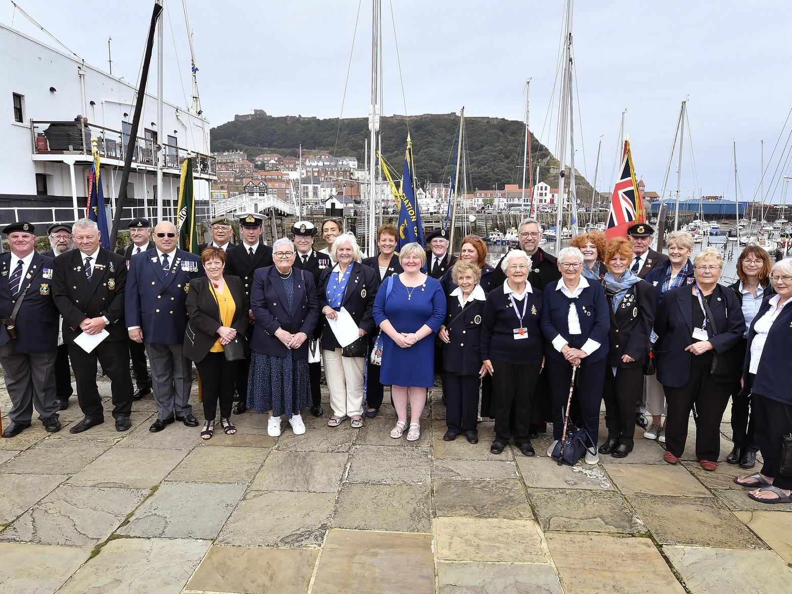A group picture of guests at Sunday's memorial service.