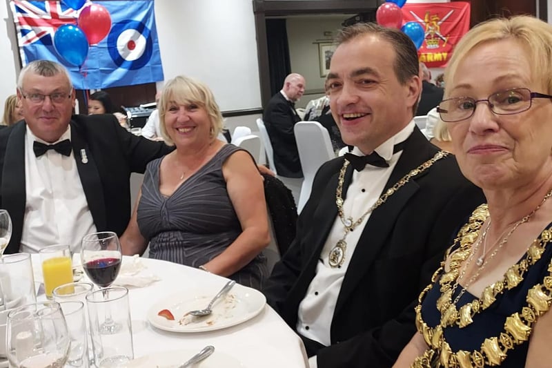 Guests included, the Mayor of Wigan Cllr Yvonne Klieve, her Consort Mark Klieve. The Deputy Mayor Cllr Marie Morgan and Cllr Clive Morgan, who are both members of the Branch.