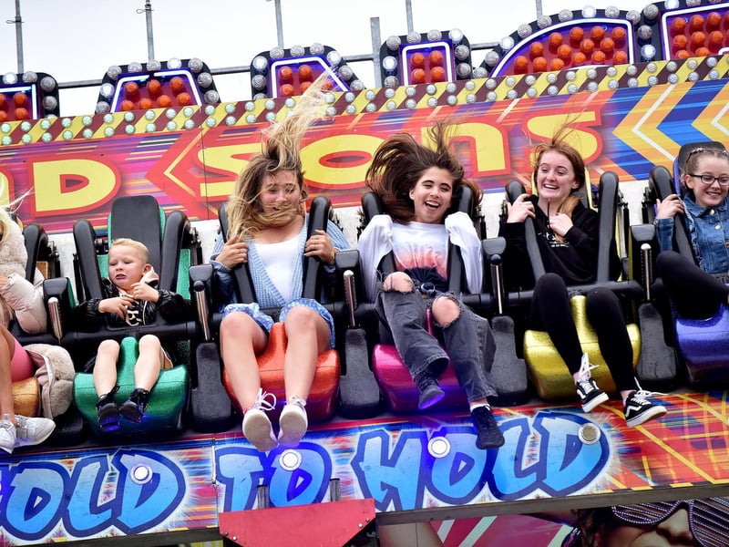 Youngsters making their most of the regatta rides.
214001h