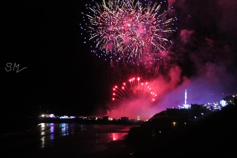 Spectacular fireworks conclude the regatta.
Picture: Stewart Mallinson.
