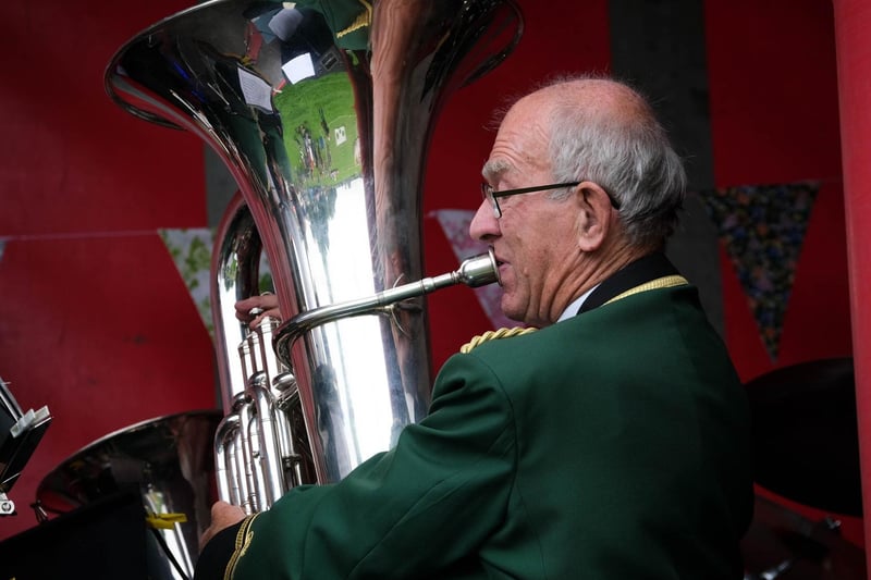 Cockerham Field Day.Pilling Jubilee Silver Band. Picture by Martin Bostock.