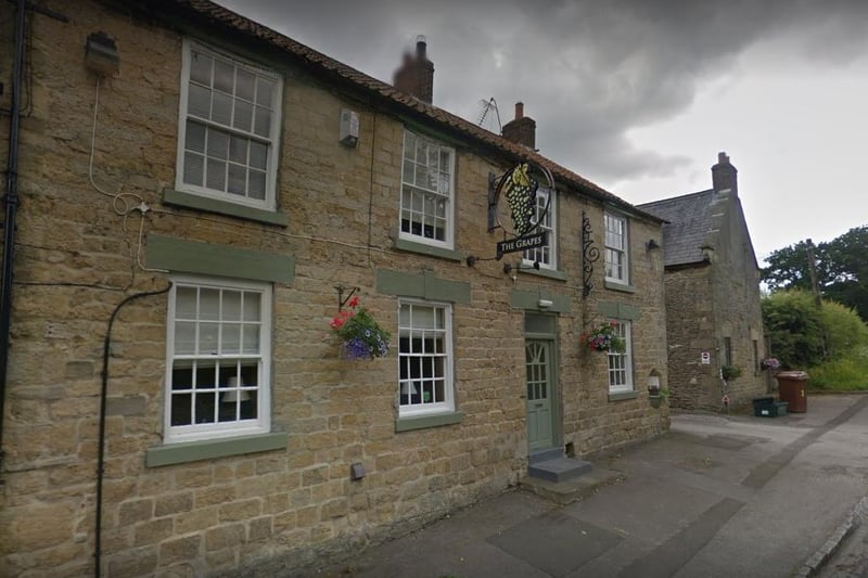 The Grapes Inn at Ebberston is ranked at number 9.