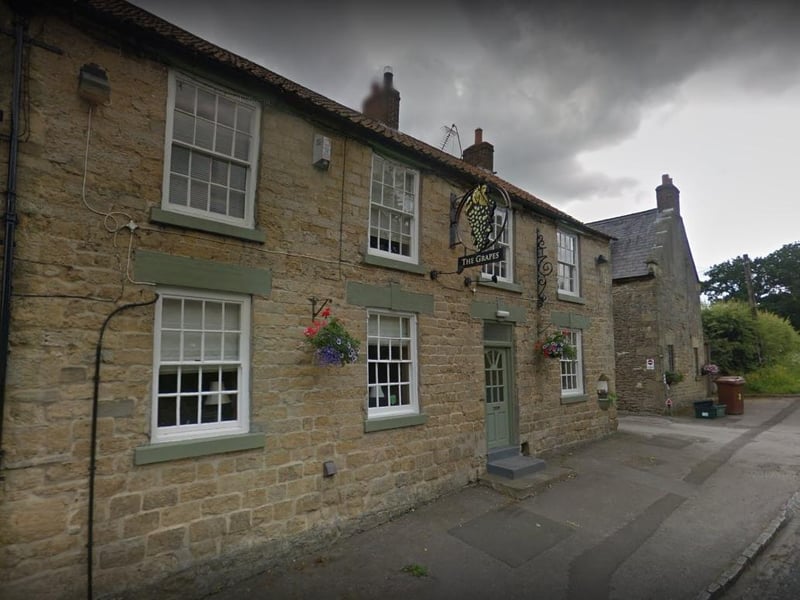 The Grapes Inn at Ebberston is ranked at number 9.