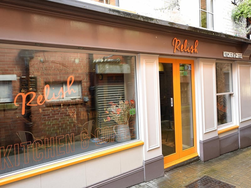 Relish Kitchen & Coffee on Waterhouse Lane is ranked at number 5.