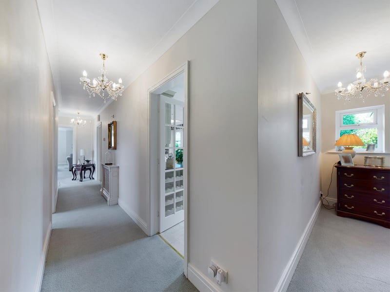 The attractive layout within the property.