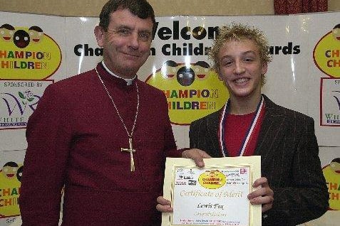 Champion Children 2004, Bishop of Wakefield Stephen Platten and Lewis Fox