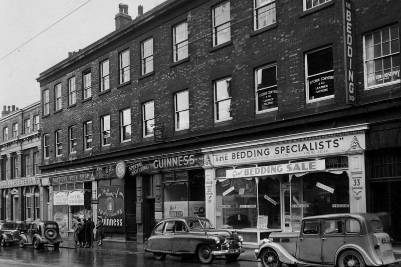 The west side of Cookridge Street in January 1952.