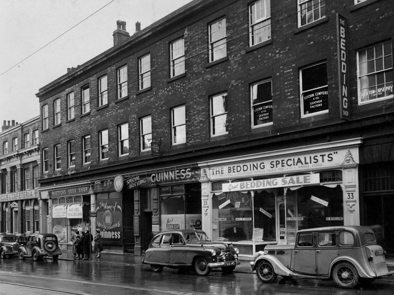 The west side of Cookridge Street in January 1952.