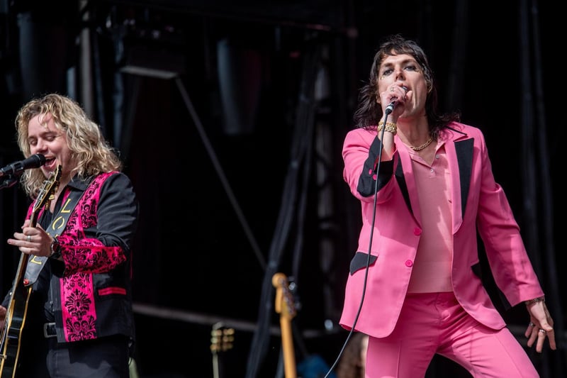 Derbyshire rock band The Struts take to the main stage