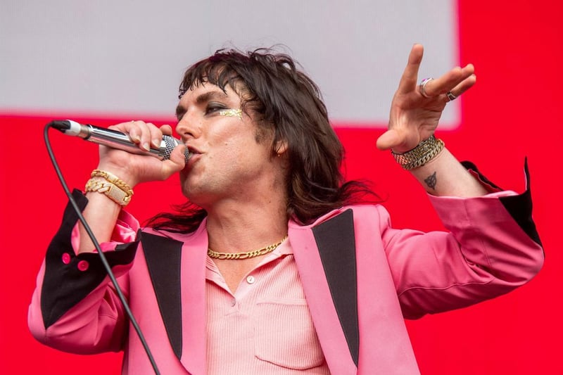 Derbyshire rock band The Struts take to the main stage