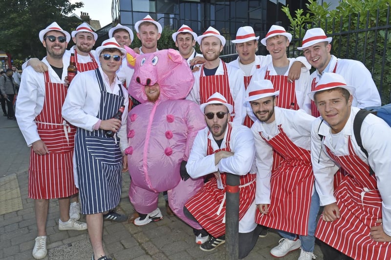 Run, piggy, run! Butchers from Leeds and Ripon