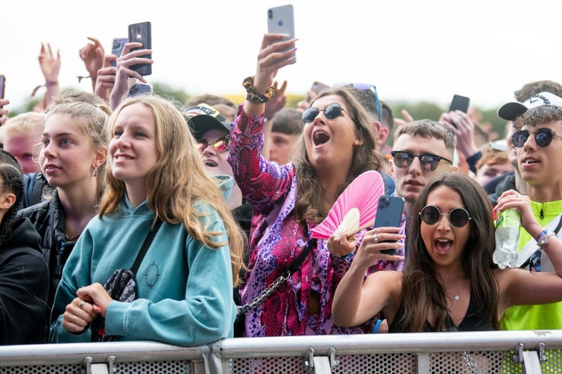 Festival-goers filled the main arena earlier today to see the likes of The Hunna, KSI and Tom Grennan.