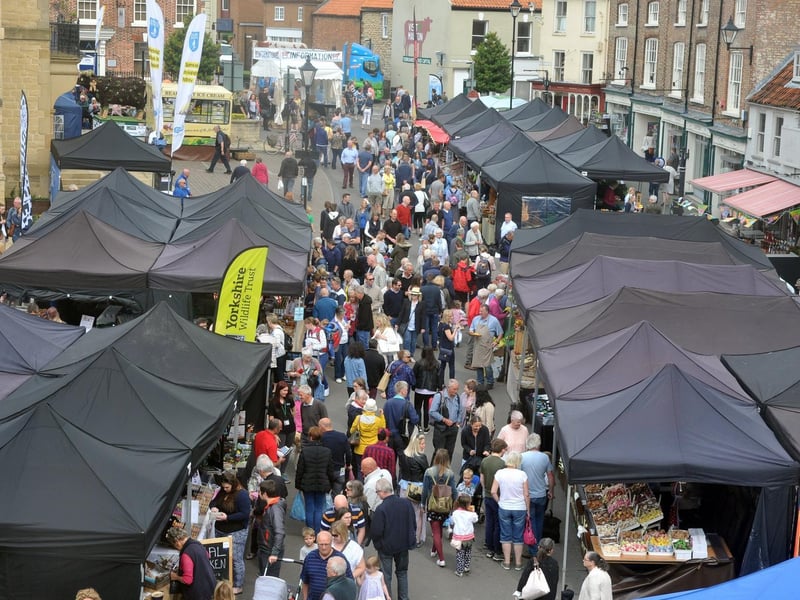 Head inland and Yorkshire's food capital is hosting its famous food festival on Saturday, Sunday and Monday. A real celebration of the county's finest produce and cooking, there will be talks, tastings, celebrity chef demos and live music alongside all the scrumptious food.