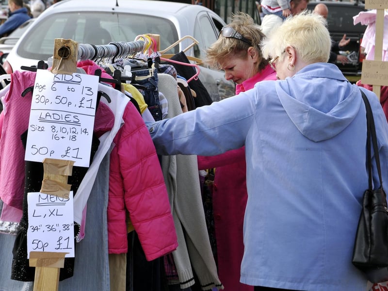 For those of you who love to have a rummage for a bargain, the car boot will take place from 6am to 2pm on Sunday. Parking is £1.