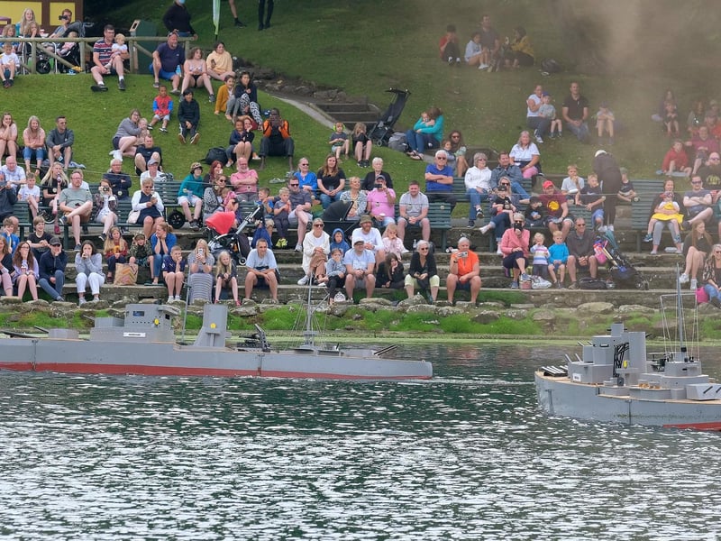 A Scarborough institution! Fun for all the family, naval warfare takes place on Sunday at 3pm with music and warm up from 2.30pm.
