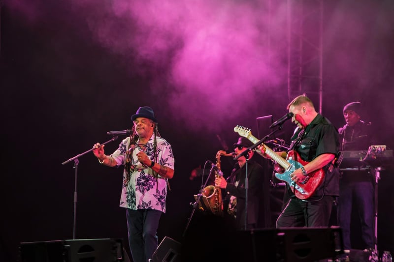 UB40 feat. Ali Campbell and Astro at Scarborough Open Air Theatre. Photo: Cuffe and Taylor.