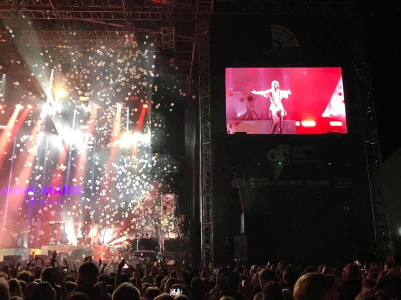 Anne-Marie at Scarborough Open Air Theatre. Picture: Steve Bambridge