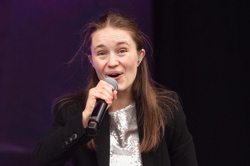 Sigrid performed on an afternoon slot on the Main Stage East