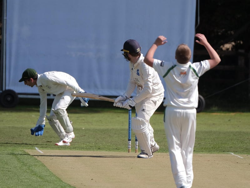 Thomas Shephard is dismayed by this close call

Photo by Richard Ponter