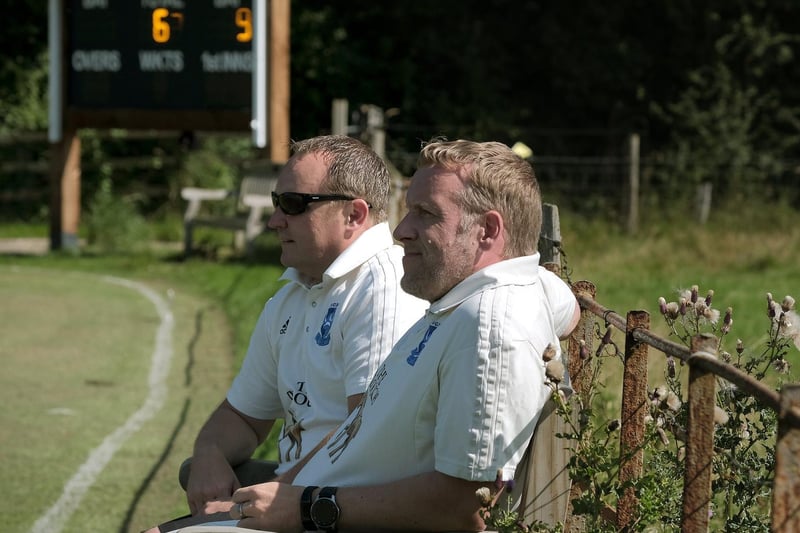 Scalby bowlers Paul Hesp and Mike Buttery take in the view

Photo by Richard Ponter
