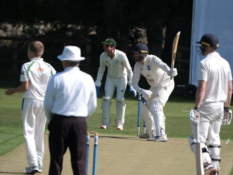 Brad Walker hit a superb ton for Scalby in their loss to visitors Bridlington 2nds
Photo by Richard Ponter