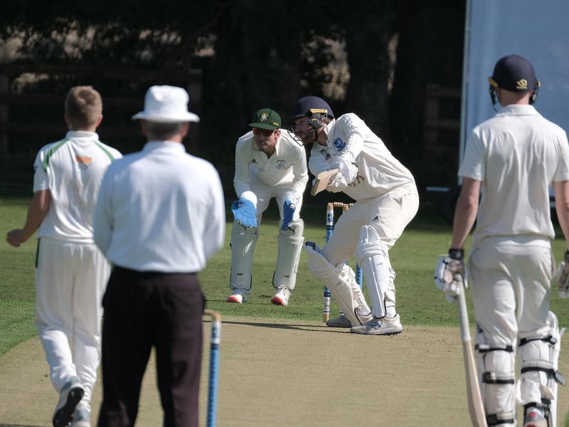 Centurion Brad Walker hits out for Scalby

Photo by Richard Ponter