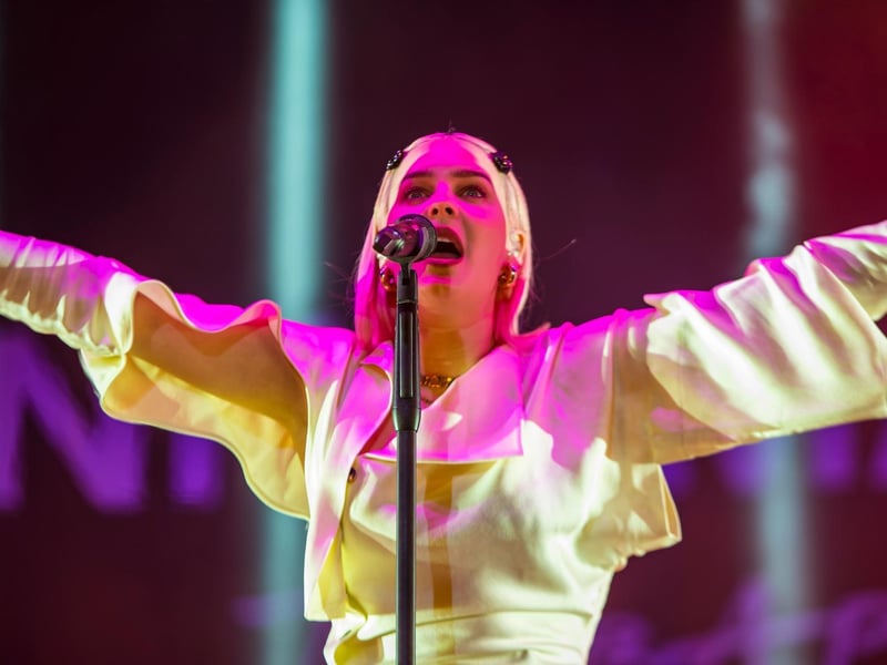 Anne-Marie at Scarborough Open Air Theatre. Picture: Cuffe and Taylor