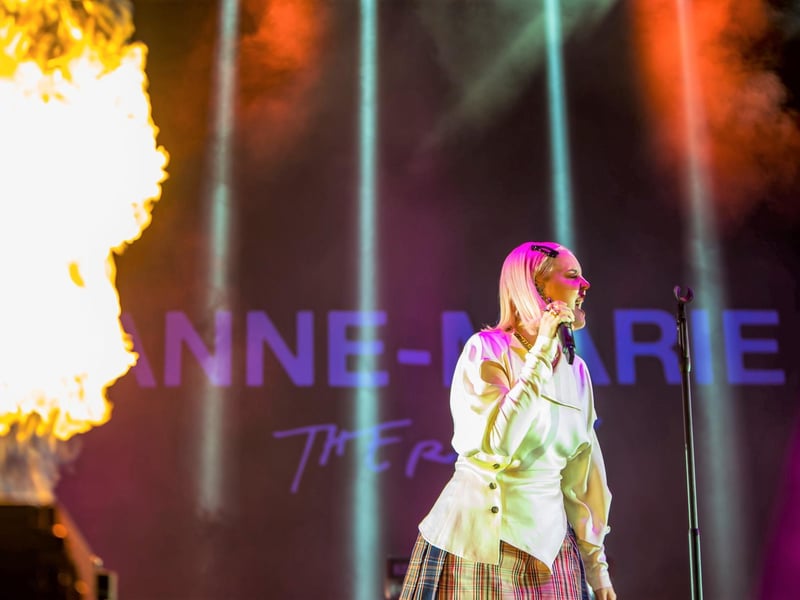Anne-Marie at Scarborough Open Air Theatre. Picture; Cuffe and Taylor